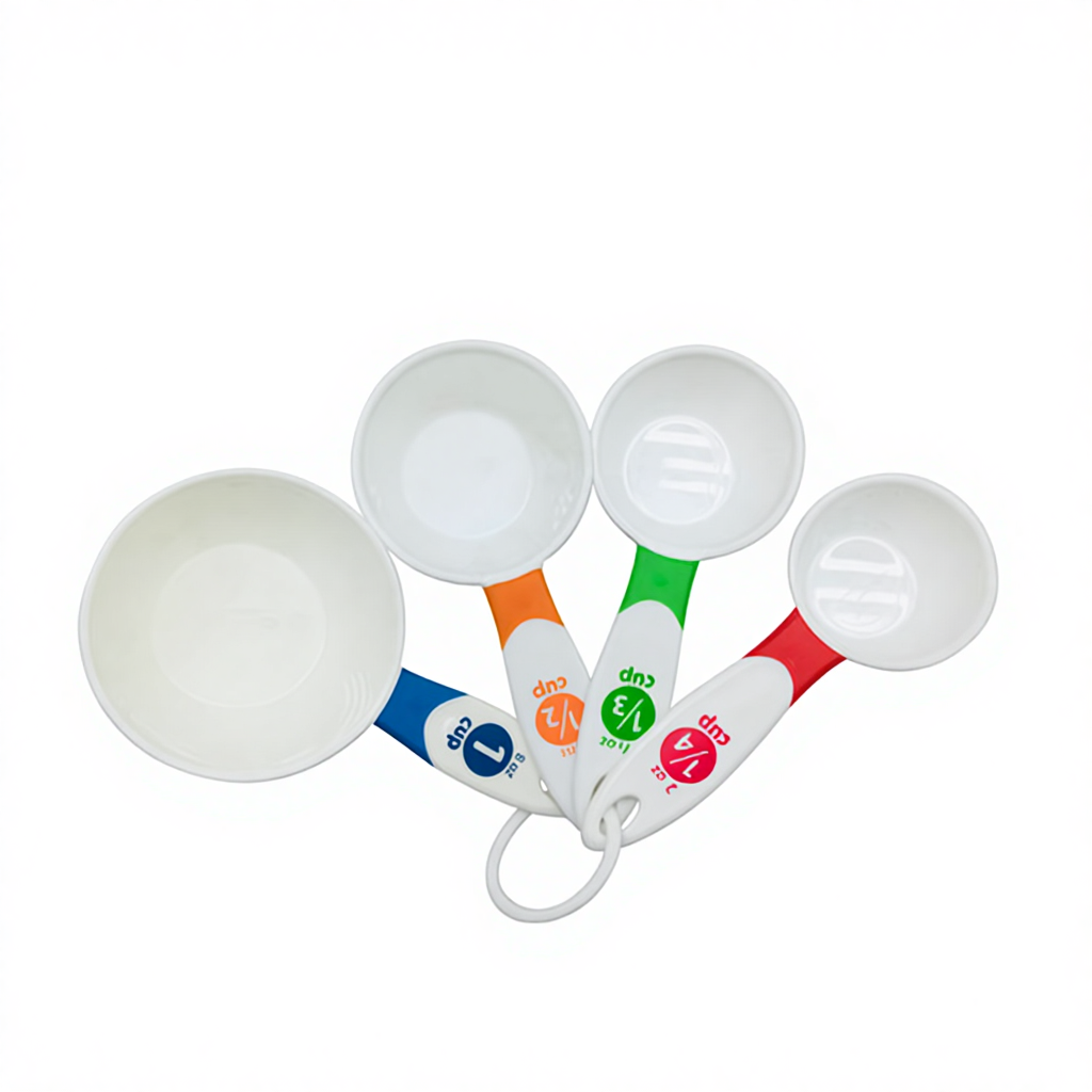 plastic measuring cups set of 4 for cooking & baking